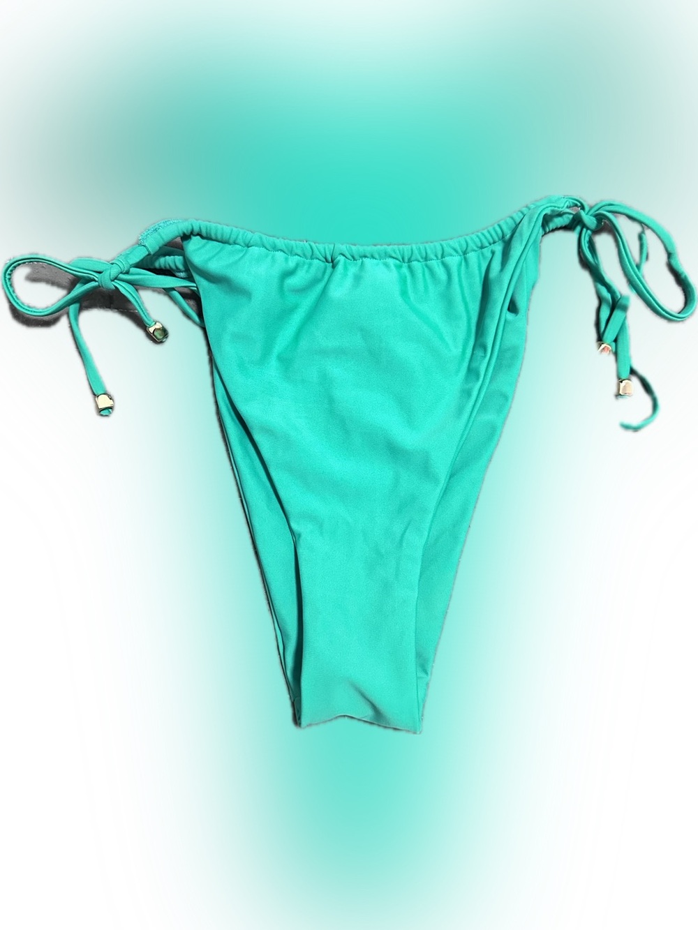 Blackbough Liv Ruched String Adjustable Bikini Bottom - Picture 8 of 12
